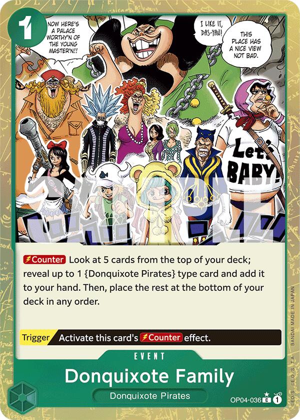 Donquixote Family (Textured Foil) [Premium Booster -The Best-] | Galactic Gamez