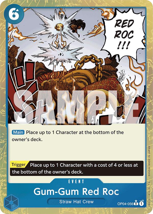 Gum-Gum Red Roc (Textured Foil) [Premium Booster -The Best-] | Galactic Gamez