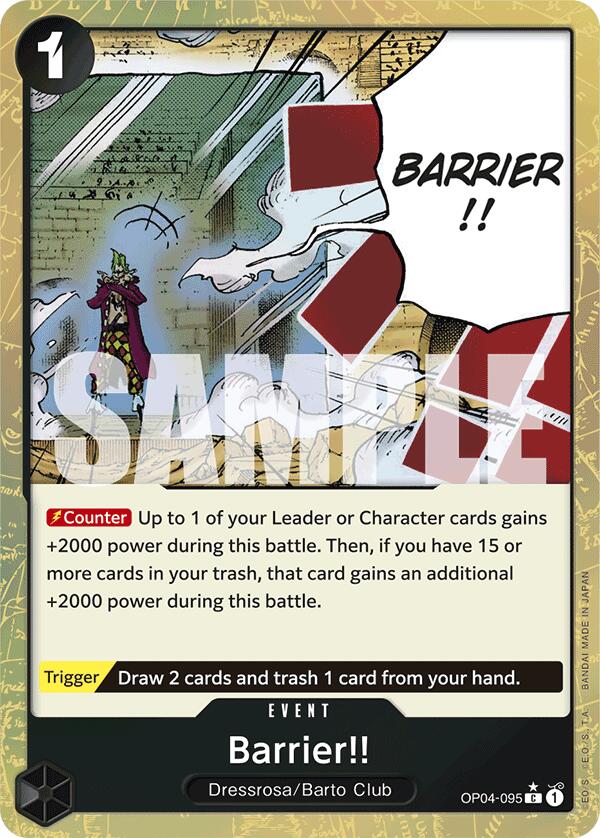 Barrier!! (Textured Foil) [Premium Booster -The Best-] | Galactic Gamez