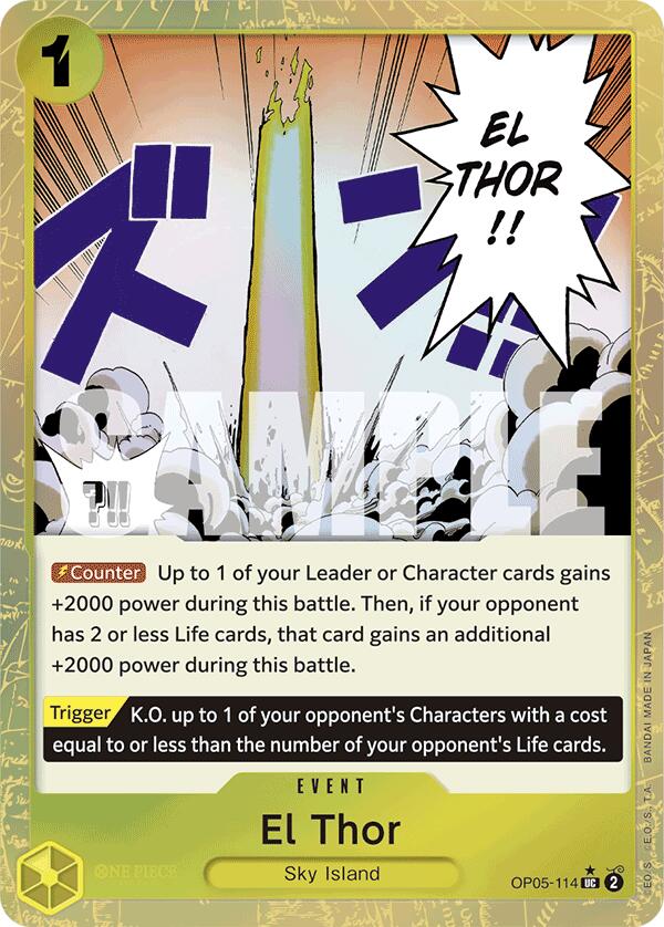 El Thor (Textured Foil) [Premium Booster -The Best-] | Galactic Gamez