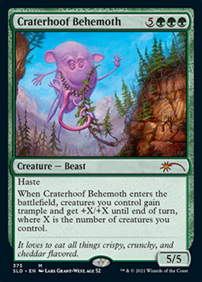 Craterhoof Behemoth (375) [Secret Lair Drop Series] | Galactic Gamez