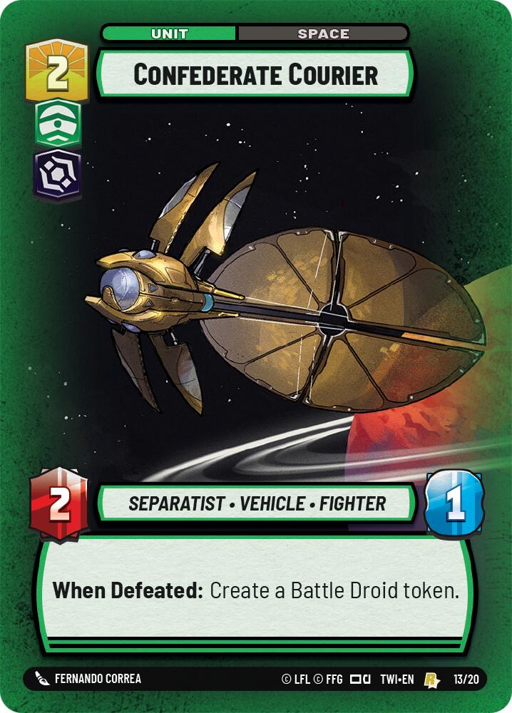 Confederate Courier (13/20) [Twilight of the Republic: Weekly Play] | Galactic Gamez