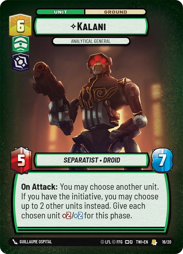 Kalani - Analytical General (16/20) [Twilight of the Republic: Weekly Play] | Galactic Gamez
