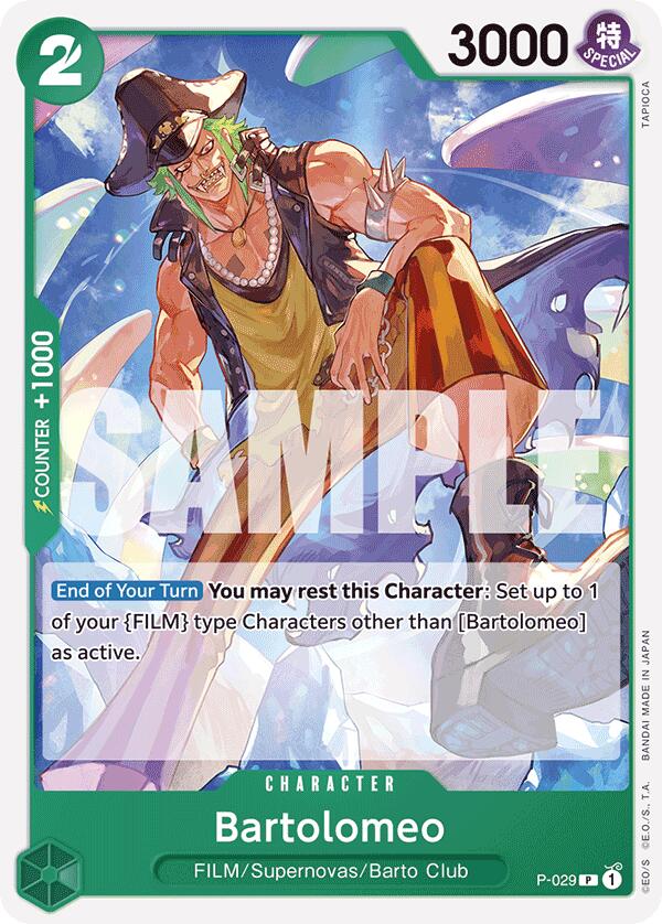 Bartolomeo (P-029) (Reprint) [Premium Booster -The Best-] | Galactic Gamez