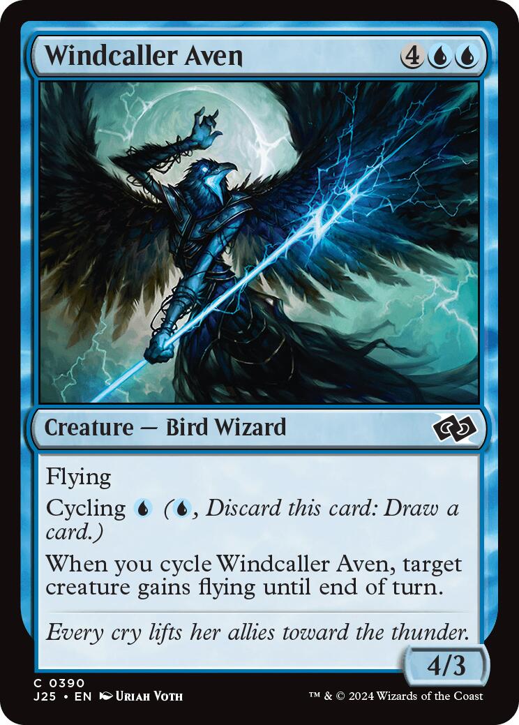 Windcaller Aven [Foundations Jumpstart] | Galactic Gamez