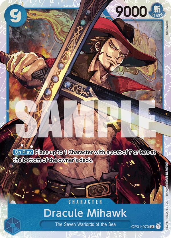 Dracule Mihawk (OP01-070) (Reprint) [Premium Booster -The Best-] | Galactic Gamez