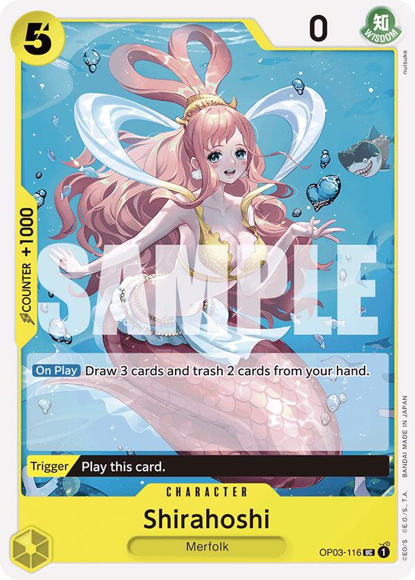 Shirahoshi (OP03-116) (Reprint) [Premium Booster -The Best-] | Galactic Gamez