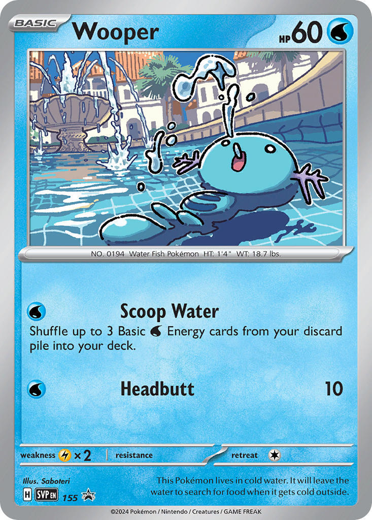 Wooper (155) [Scarlet & Violet: Black Star Promos] | Galactic Gamez