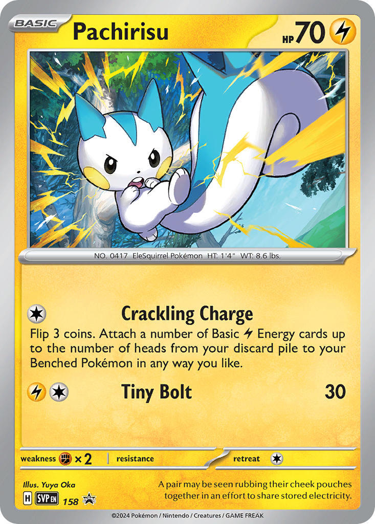 Pachirisu (158) [Scarlet & Violet: Black Star Promos] | Galactic Gamez