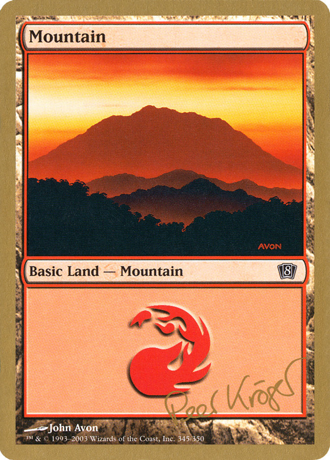 Mountain (pk345) (Peer Kroger) [World Championship Decks 2003] | Galactic Gamez