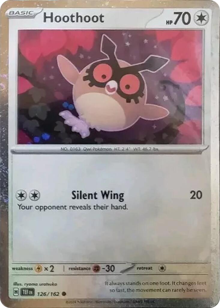 Hoothoot (126/162) (Cosmos Holo) [Scarlet & Violet: Black Star Promos] | Galactic Gamez