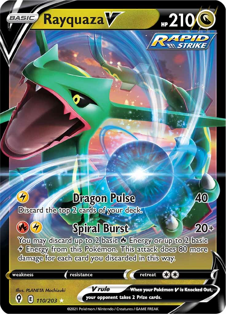 Rayquaza V (110/203) [Sword & Shield: Evolving Skies] | Galactic Gamez