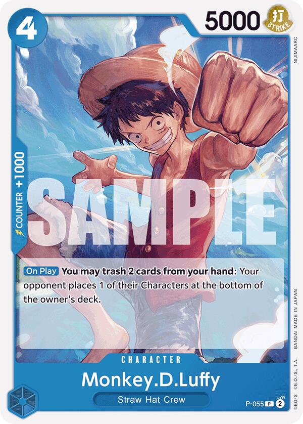 Monkey.D.Luffy (P-055) (Reprint) [Premium Booster -The Best-] | Galactic Gamez