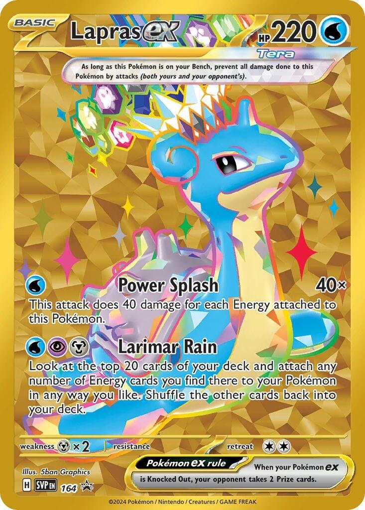 Lapras ex (164) [Scarlet & Violet: Black Star Promos] | Galactic Gamez