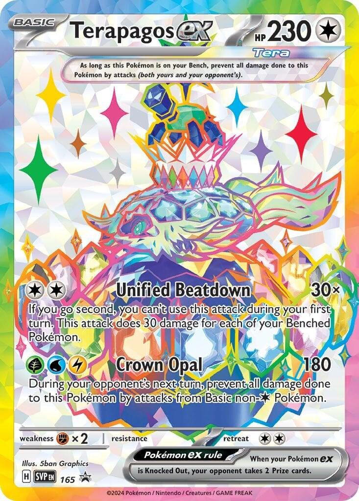 Terapagos ex (165) [Scarlet & Violet: Black Star Promos] | Galactic Gamez