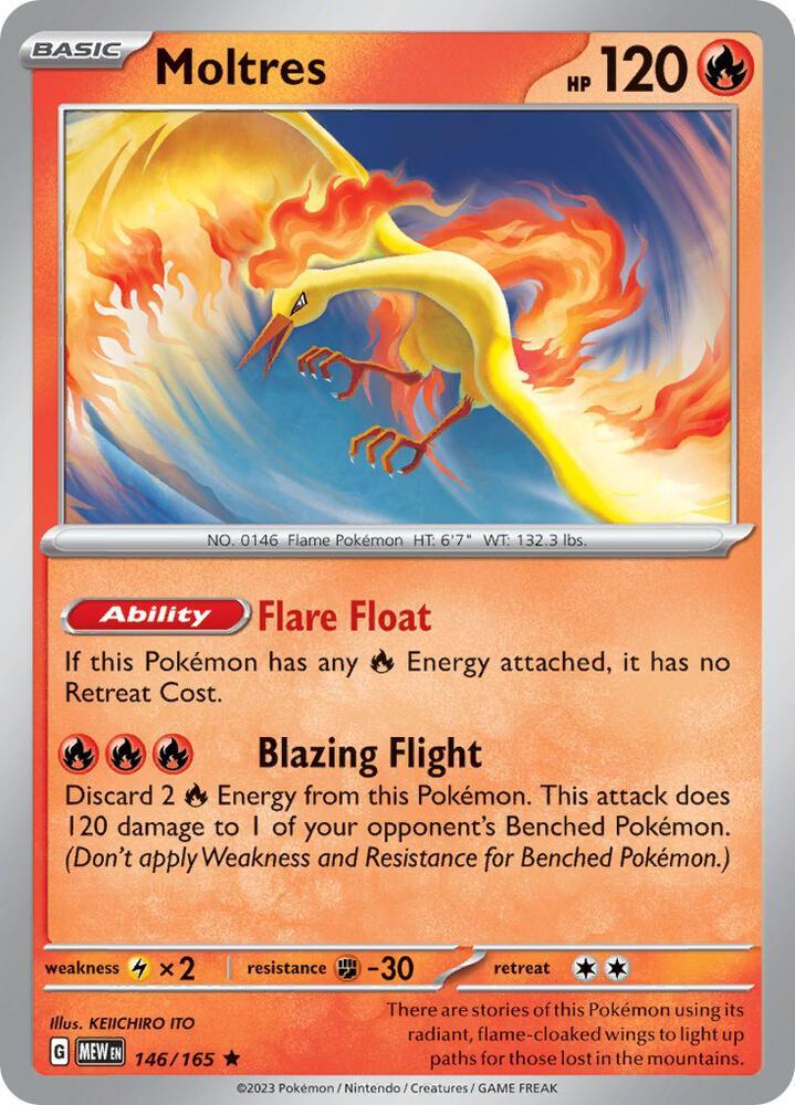 Moltres (146/165 - Deck Exclusives) [Scarlet & Violet 151] | Galactic Gamez