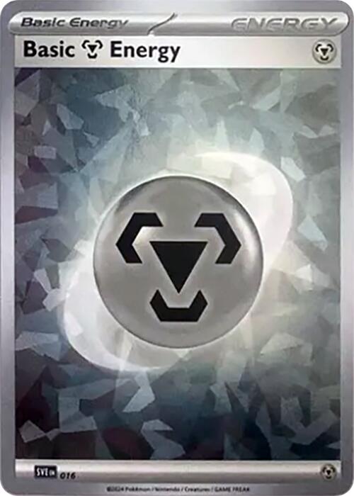 Basic Metal Energy (016) (Cracked Ice Holo) [Scarlet & Violet: Stellar Crown] | Galactic Gamez