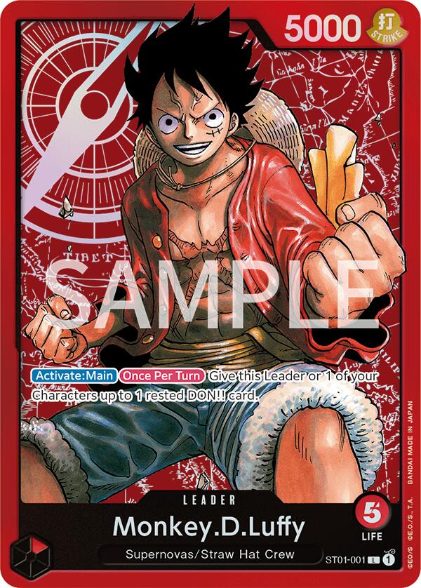 Monkey.D.Luffy [Revision Pack Cards] | Galactic Gamez