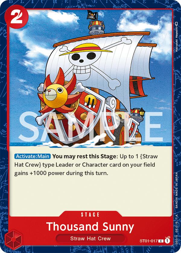 Thousand Sunny [Revision Pack Cards] | Galactic Gamez