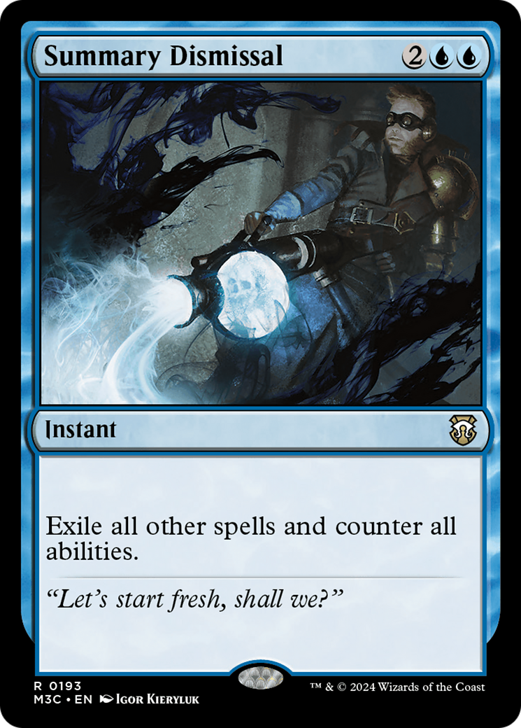 Summary Dismissal (Ripple Foil) [Modern Horizons 3 Commander] | Galactic Gamez