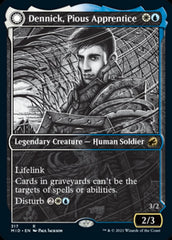 Dennick, Pious Apprentice // Dennick, Pious Apparition (Showcase Eternal Night) [Innistrad: Midnight Hunt] | Galactic Gamez