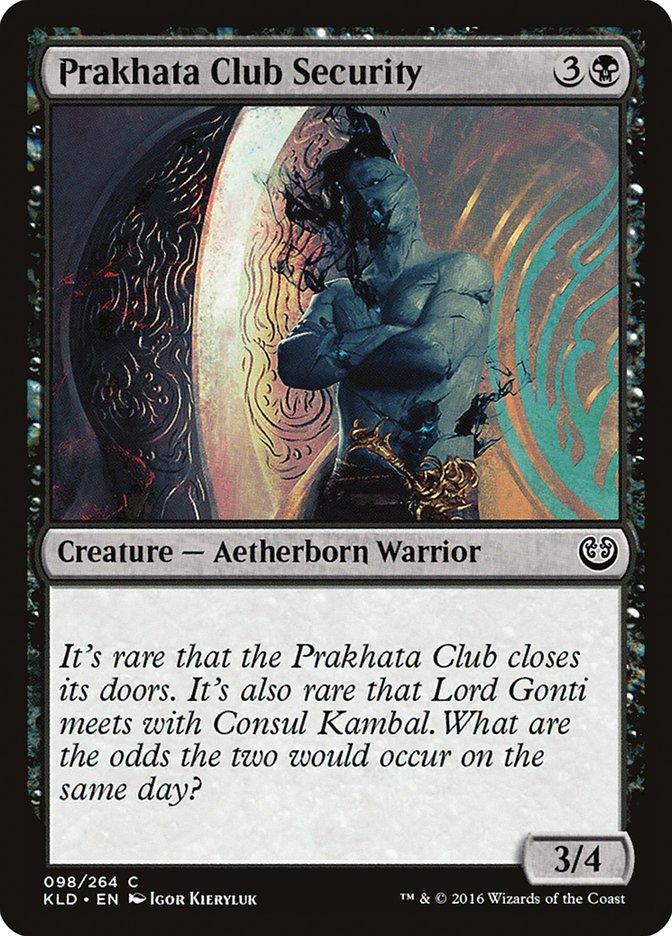 Prakhata Club Security [Kaladesh] | Galactic Gamez