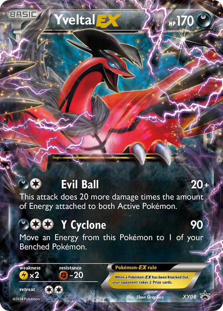 Yveltal EX (XY08) [XY: Black Star Promos] | Galactic Gamez