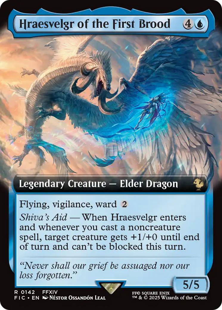 Hraesvelgr of the First Brood (Extended Art) [FINAL FANTASY Commander] | Galactic Gamez