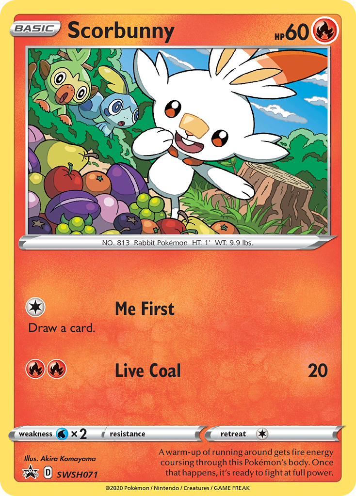 Scorbunny (SWSH071) [Sword & Shield: Black Star Promos] | Galactic Gamez