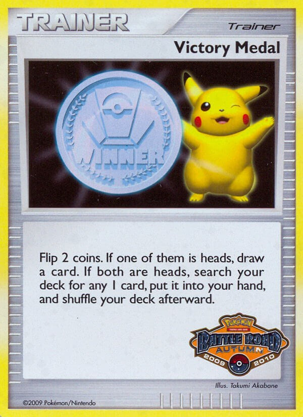 Victory Medal (2009-2010) (Battle Road Autumn) [League & Championship Cards] | Galactic Gamez