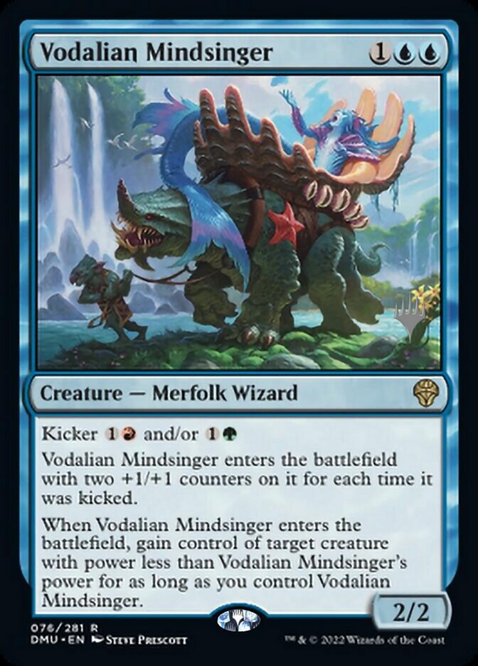 Vodalian Mindsinger (Promo Pack) [Dominaria United Promos] | Galactic Gamez