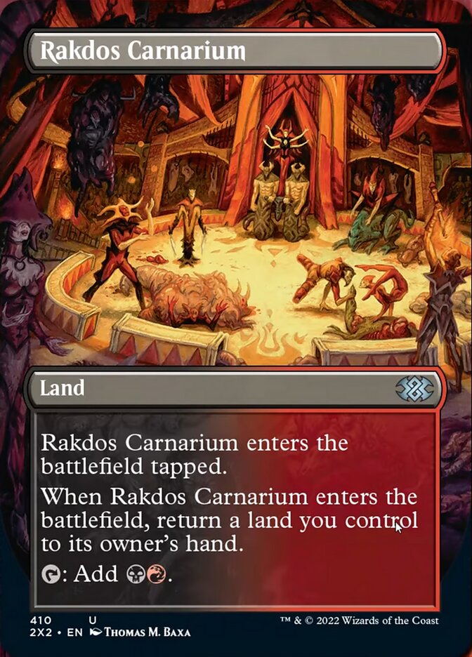 Rakdos Carnarium (Borderless Alternate Art) [Double Masters 2022] | Galactic Gamez