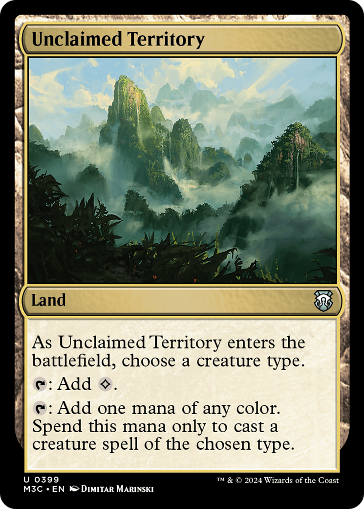 Unclaimed Territory (Ripple Foil) [Modern Horizons 3 Commander] | Galactic Gamez