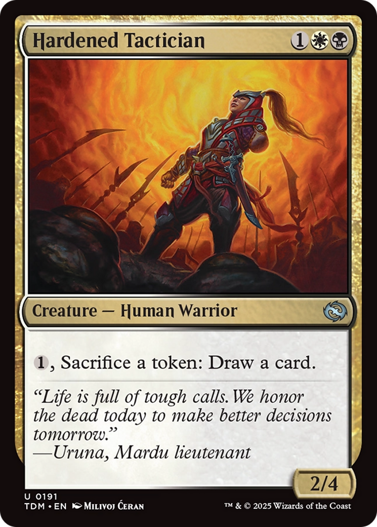 Hardened Tactician [Tarkir: Dragonstorm] | Galactic Gamez