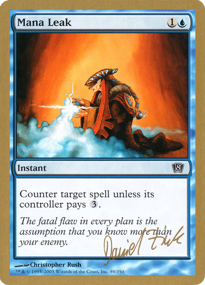 Mana Leak (Daniel Zink) [World Championship Decks 2003] | Galactic Gamez