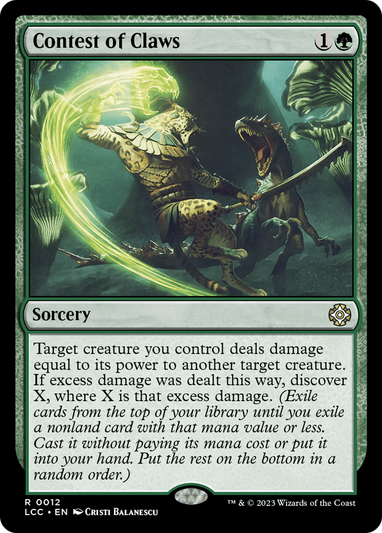 Contest of Claws [The Lost Caverns of Ixalan Commander] | Galactic Gamez