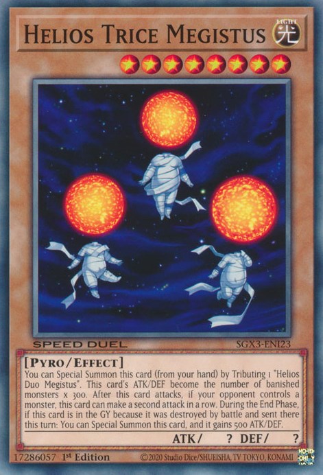 Helios Trice Megistus [SGX3-ENI23] Common | Galactic Gamez