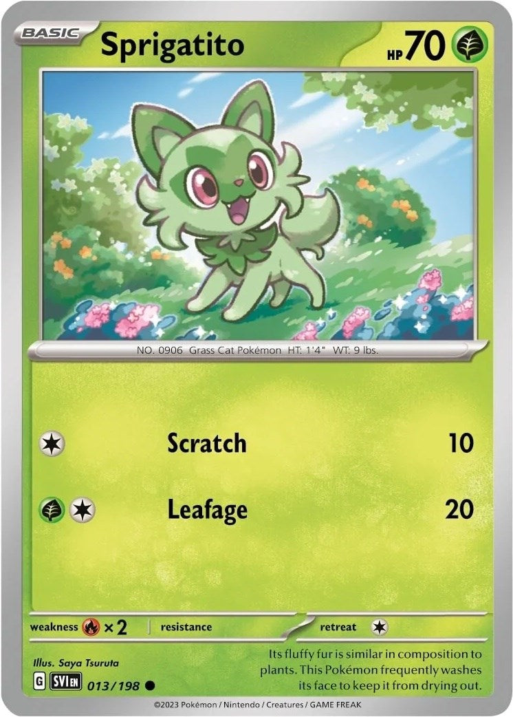 Sprigatito (013/198) (Paldea Collection) [Scarlet & Violet: Base Set] | Galactic Gamez