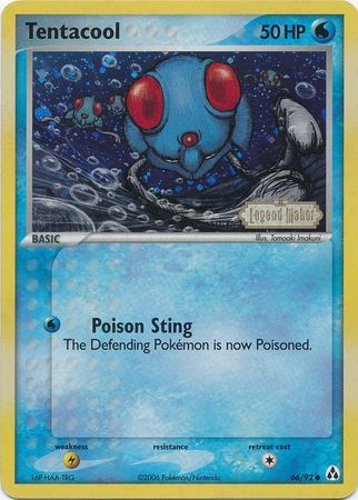 Tentacool (66/92) (Stamped) [EX: Legend Maker] | Galactic Gamez