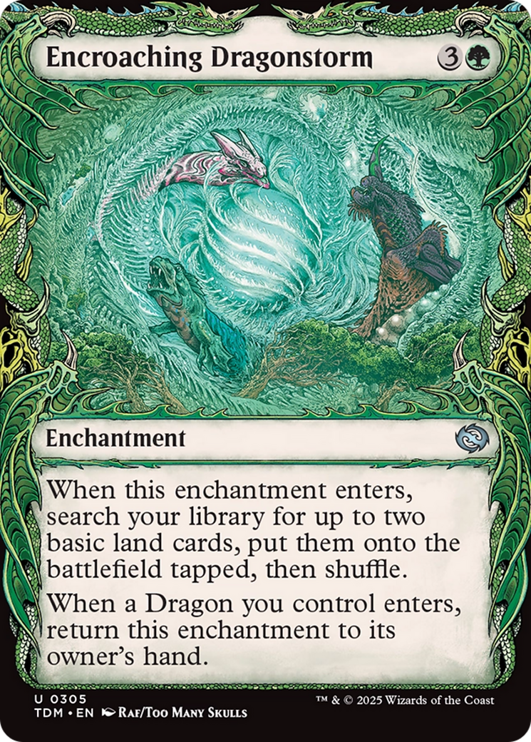 Encroaching Dragonstorm (Showcase) [Tarkir: Dragonstorm] | Galactic Gamez