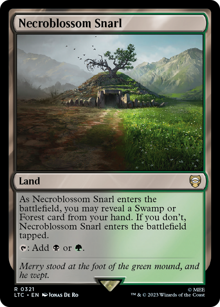 Necroblossom Snarl [The Lord of the Rings: Tales of Middle-Earth Commander] | Galactic Gamez