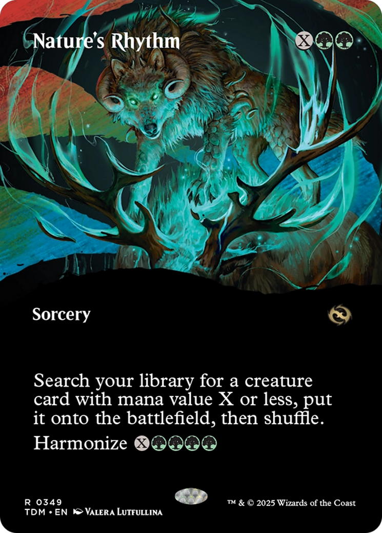 Nature's Rhythm (Borderless) [Tarkir: Dragonstorm] | Galactic Gamez