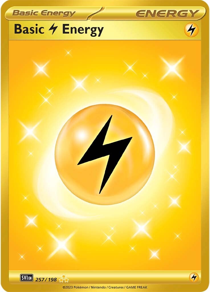 Lightning Energy (257/198) [Scarlet & Violet: Base Set] | Galactic Gamez