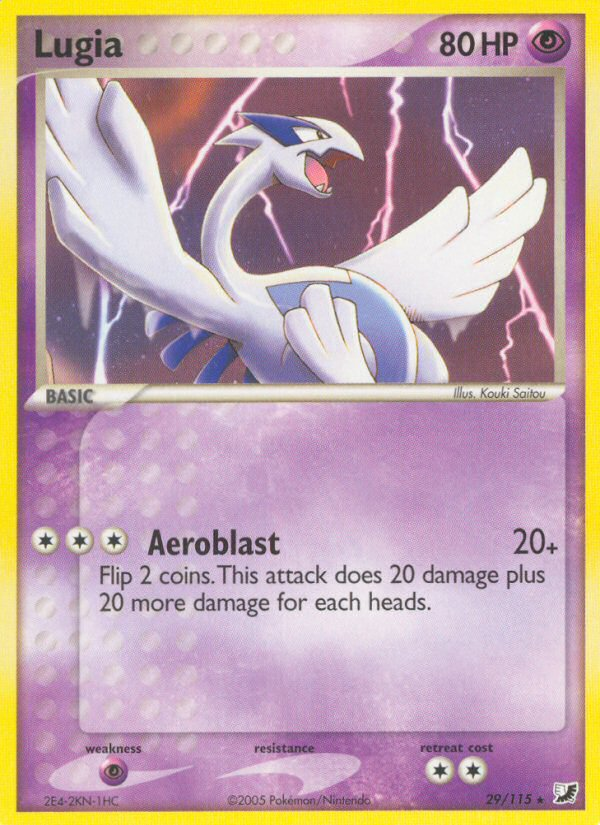 Lugia (29/115) [EX: Unseen Forces] | Galactic Gamez