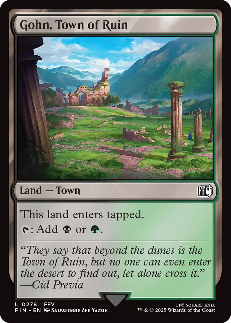 Gohn, Town of Ruin [FINAL FANTASY] | Galactic Gamez