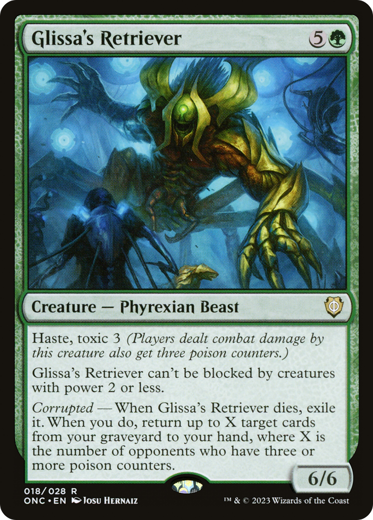 Glissa's Retriever [Phyrexia: All Will Be One Commander] | Galactic Gamez