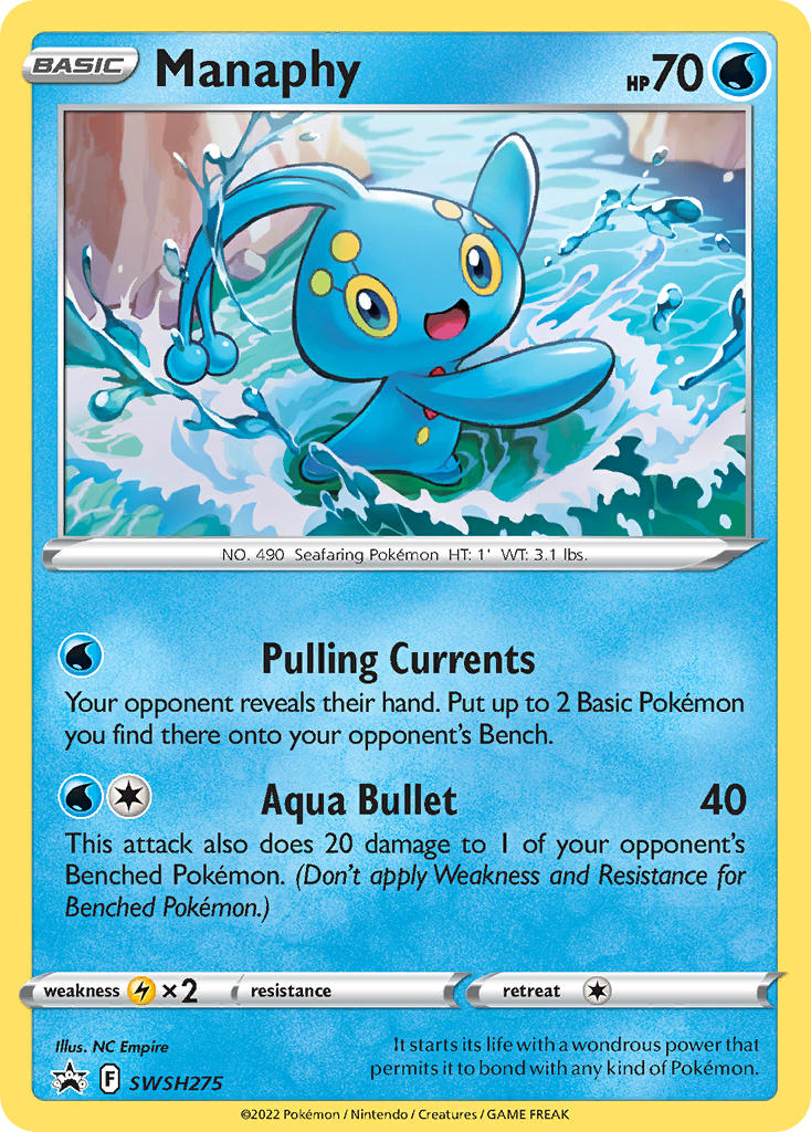 Manaphy (SWSH275) [Sword & Shield: Black Star Promos] | Galactic Gamez