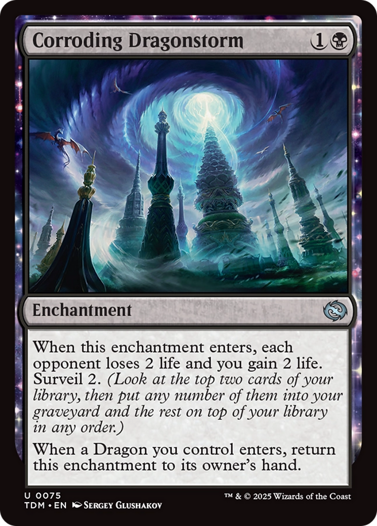 Corroding Dragonstorm [Tarkir: Dragonstorm] | Galactic Gamez