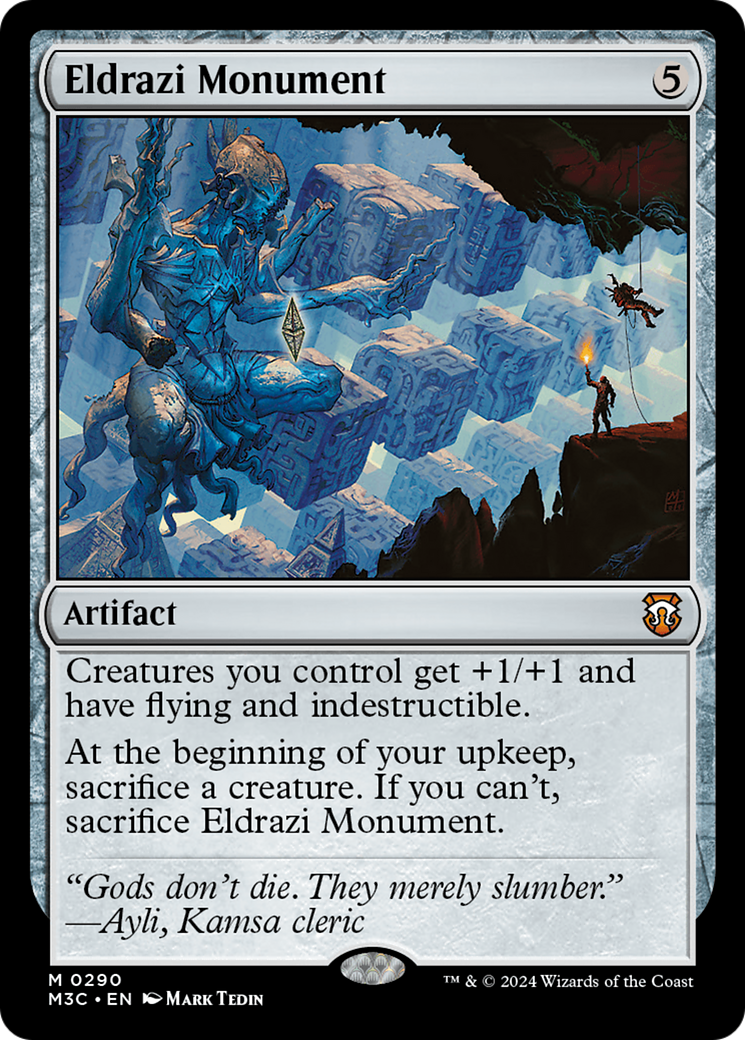 Eldrazi Monument (Ripple Foil) [Modern Horizons 3 Commander] | Galactic Gamez
