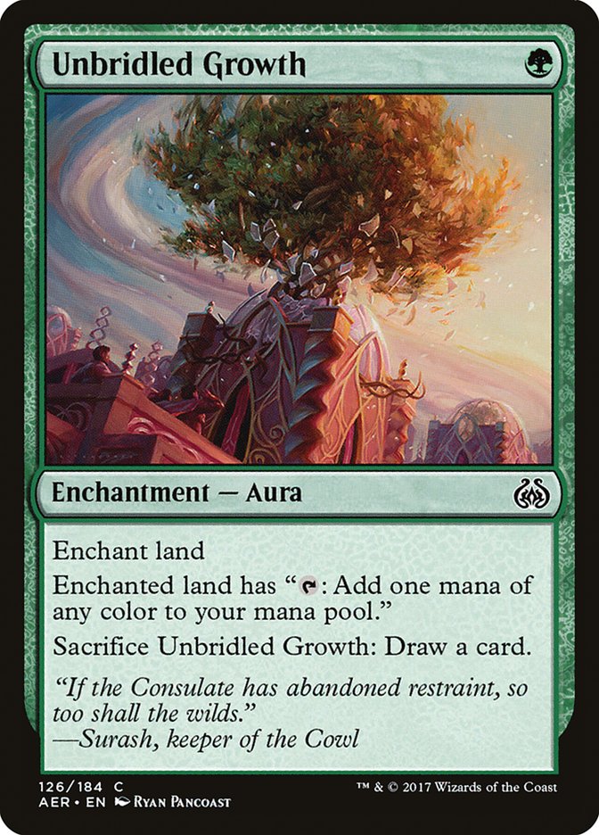 Unbridled Growth [Aether Revolt] | Galactic Gamez